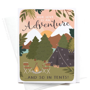 Our Love is an Adventure Greeting Card