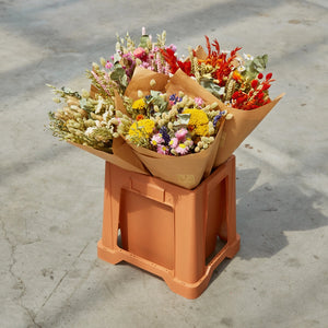 Large Classic Dried Flower Bouquet - Orange