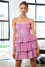 Load image into Gallery viewer, Sydnie Tiered Sequin Mini Dress