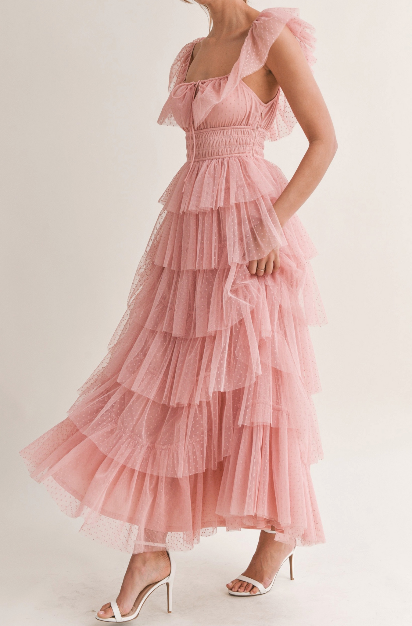 Tulle polka dot sales dress