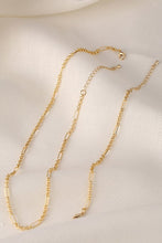 Load image into Gallery viewer, Chain bracelet and necklace set- gold