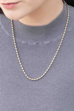 Load image into Gallery viewer, Gold Beaded Chain Necklace
