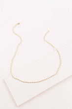 Load image into Gallery viewer, Gold Beaded Chain Necklace