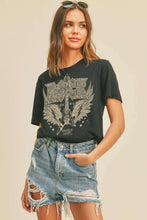 Load image into Gallery viewer, Rock n Roll Graphic Tee - Black