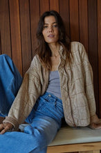 Load image into Gallery viewer, Maggie Beige Dolman Quilted Knit Jacket