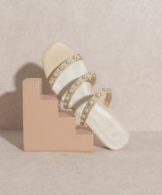 Load image into Gallery viewer, Pearl Flat Sandals