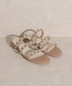 Pearl Flat Sandals