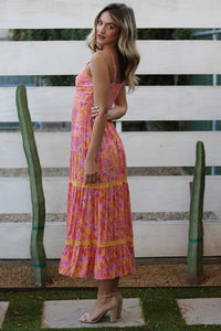 Marie Twisted Lace Maxi Dress