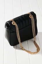 Load image into Gallery viewer, Vegan Leather Quilted Flap Bag