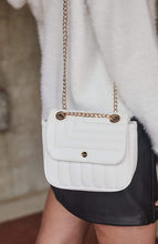 Load image into Gallery viewer, Vegan Leather Quilted Flap Bag