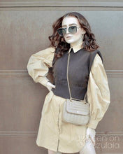 Load image into Gallery viewer, Vegan Leather Quilted Flap Bag