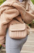 Load image into Gallery viewer, Vegan Leather Quilted Flap Bag