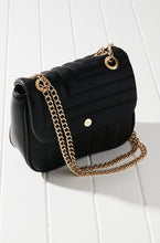 Load image into Gallery viewer, Vegan Leather Quilted Flap Bag