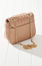 Load image into Gallery viewer, Vegan Leather Quilted Flap Bag