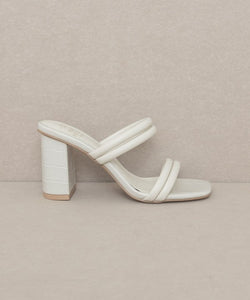 Strappy Alligator Heel