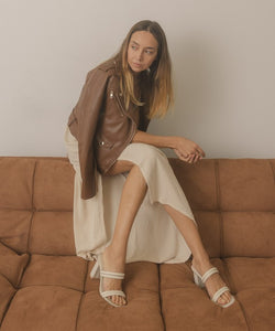 Strappy Alligator Heel