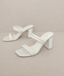 Strappy Alligator Heel