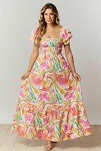 Load image into Gallery viewer, Mariah Watercolor Maxi Dress