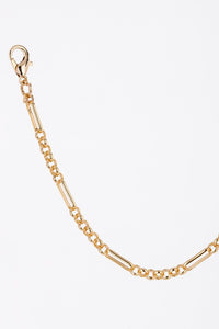 Chain bracelet and necklace set- gold