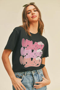 Pink Howdy Graphic Tee