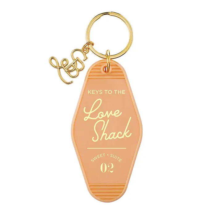 Love Shack Motel Tag Keychain