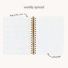 Load image into Gallery viewer, White Anemone Undated Planner