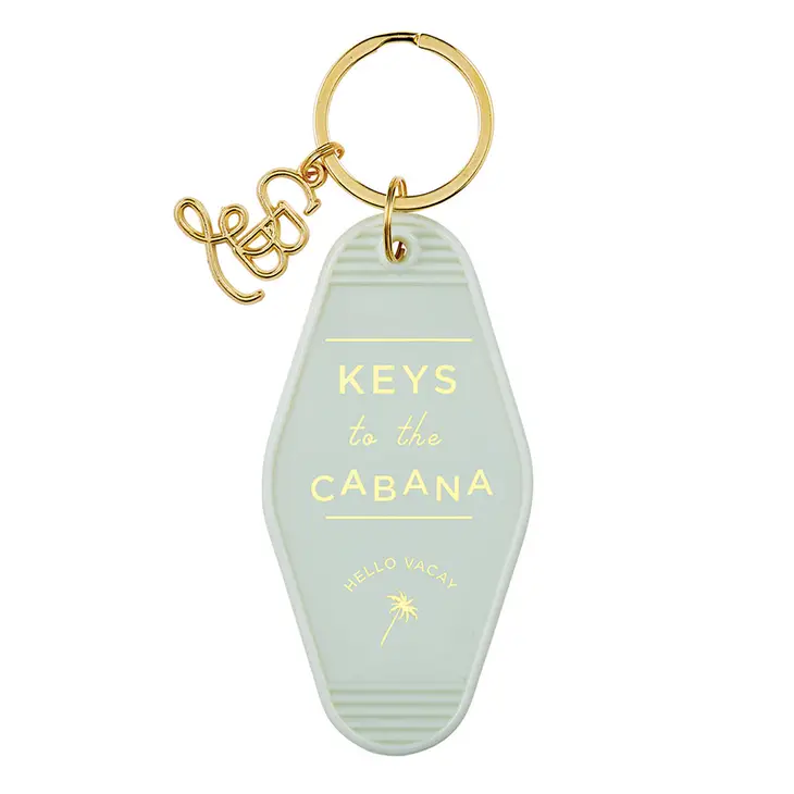 Cabana Motel Tag Keychain