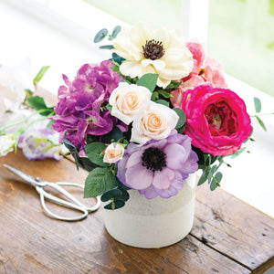 White Speckled Planter/Vases