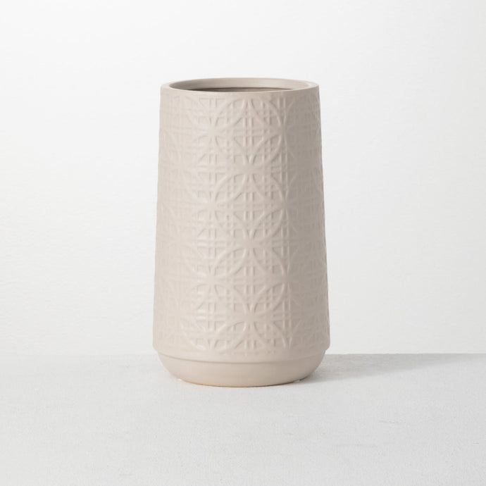 Ivory Patterned Vase