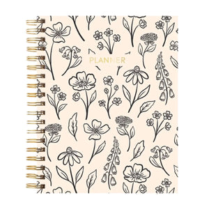 Pressed Floral Undated Planner