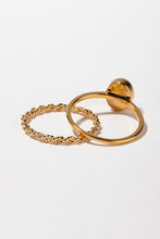 Load image into Gallery viewer, Natural stone ring set