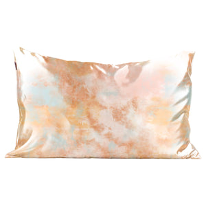 Pastel Sunset Satin Pillow Cover