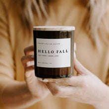 Load image into Gallery viewer, Hello Fall Soy Candle | 11 oz Amber Jar Candle