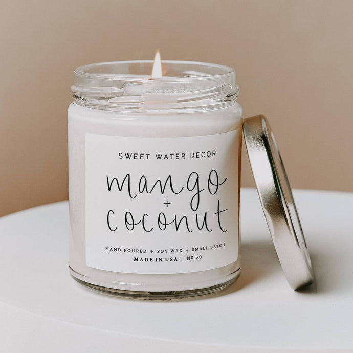 Mango and Coconut Soy Candle