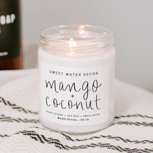 Load image into Gallery viewer, Mango and Coconut Soy Candle