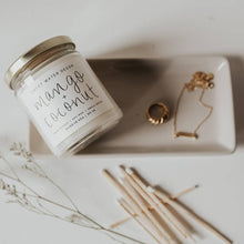 Load image into Gallery viewer, Mango and Coconut Soy Candle