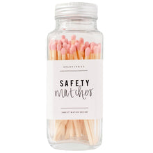 Load image into Gallery viewer, Glass Jar Safety Matches - Pink