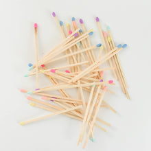 Load image into Gallery viewer, Glass Jar Safety Matches - Rainbow