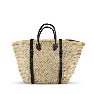 Moroccan Artisan Straw Tote Backpack