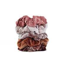 Load image into Gallery viewer, Kitsch Rust Tie Dye Scrunchie Set