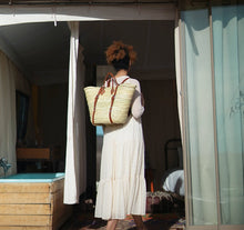 Load image into Gallery viewer, Moroccan Artisan Straw Tote Backpack